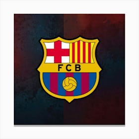 FC Barcelona Logo Wall Art 17 Canvas Print