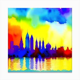 Kuala Lumpur Skyline Canvas Print