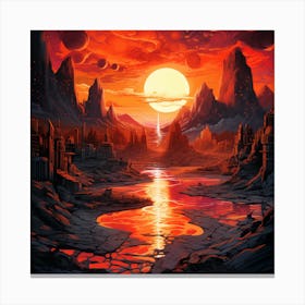 The Ruins Canvas Print