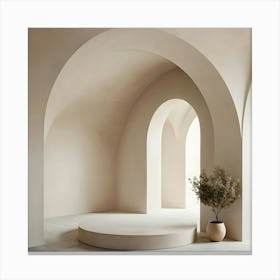 Arched Room 1 Canvas Print