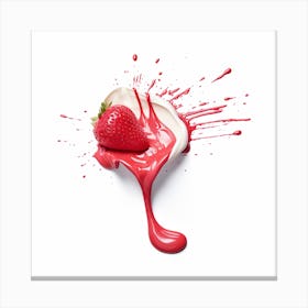 Strawberry Cream (4) Canvas Print