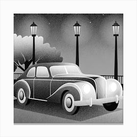 Car At Night Toile