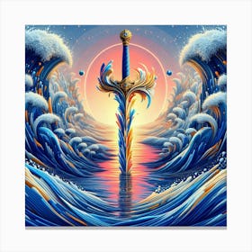 Sword Of The Ocean Canvas Print