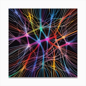 Colorful Fractals 1 Canvas Print