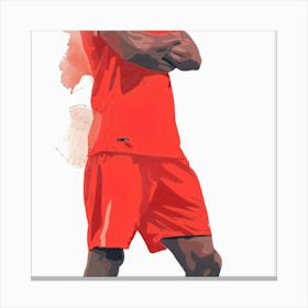 Soccer Player 3 Canvas Print