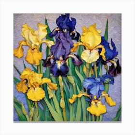 Iris Painting Canvas Print