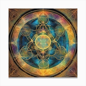 Sacred Geometry 222 Canvas Print