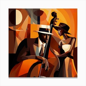 Jazz Lovers 1 Canvas Print