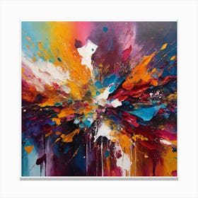 Abstract Painting Canvas Print