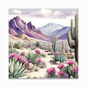 Desert Landscape 28 Canvas Print