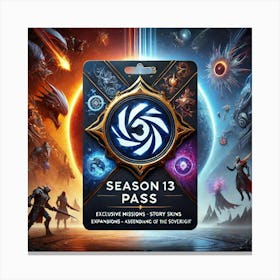 In Game Season Pass Season 13 Ignis Luporum Canvas Print