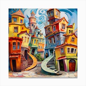 Russian City Canvas Print