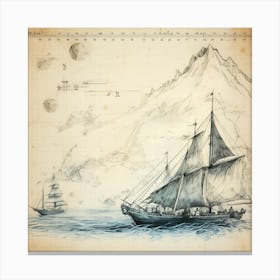 探検の航海 Voyage Of Exploration (VIII) Canvas Print