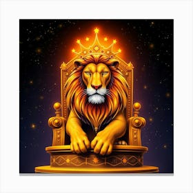 King Lion 2 Canvas Print