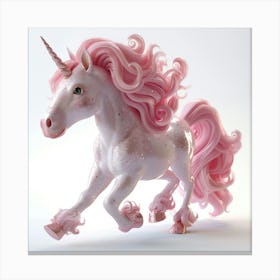 Unicorn 3d Model 13 Canvas Print