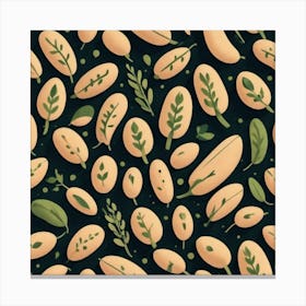 Legumes As A Logo Mysterious (6) Canvas Print