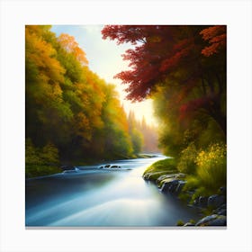Beautiful River Perfect Composition Beautiful Detailed Intricate Insanely Detailed Octane Render T 181760684 Canvas Print