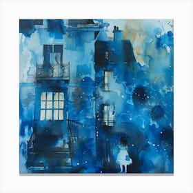 Night In Paris Canvas Print