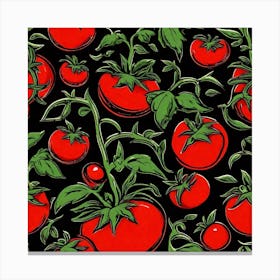 Tomato Pattern 8 Canvas Print