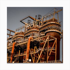 Rusty Industrial Structure Canvas Print