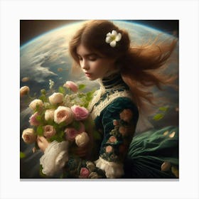 Roses In The Sky Canvas Print