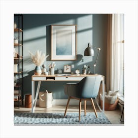 Small office design Canvas Print