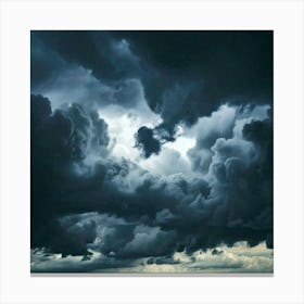 Firefly Storm Drama Sky Dark, Moody Tones With High Contrast For Storm Clouds 2 Lienzo