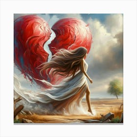 Broken Heart 2 Canvas Print