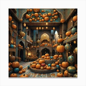 Pumpkins IN BARBARIA Canvas Print