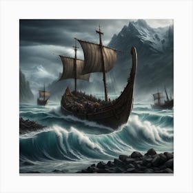 Treacherous journey Canvas Print