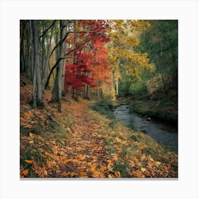 Autumn In The Woods Canvas Print