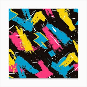 Colorful Strokes (2) Canvas Print