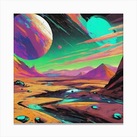 Planets Canvas Print