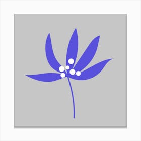 Blue Flower Canvas Print