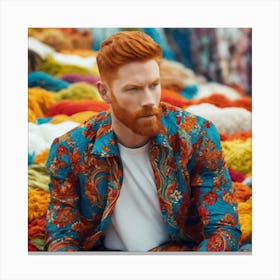 Red Haired Man Canvas Print