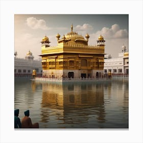 Golden Temple Canvas Print