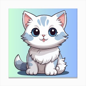 cute kitten 5 Canvas Print