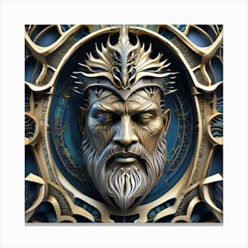 King Of The Gods 4 Canvas Print