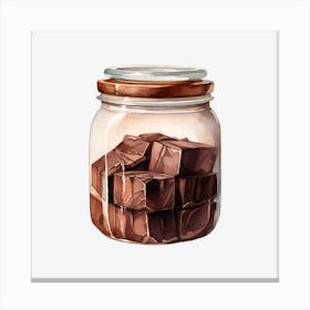 Chocolate In A Jar 11 Canvas Print