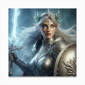 Elf Warrior 4 Canvas Print