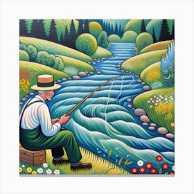The Fisherman Canvas Print