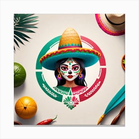 Day Of The Dead 61 Canvas Print