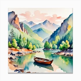 Watercolor Painting 1 Canvas Print