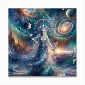 Goddess Of The Universe Canvas Print