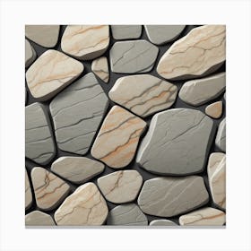 Stone Wall 39 Canvas Print