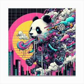 Panda Robot Canvas Print