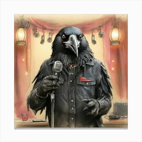 Crow! 4 Canvas Print