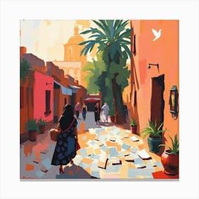 Marrakech Street Canvas Print