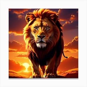 The lion king Canvas Print