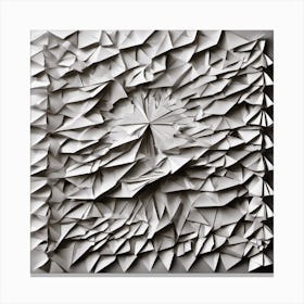 Origami Wall Art Canvas Print